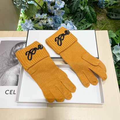Fashion CER letter gloves