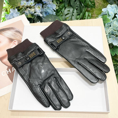 Fashion CD letter gloves