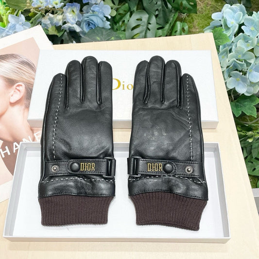 Fashion CD letter gloves