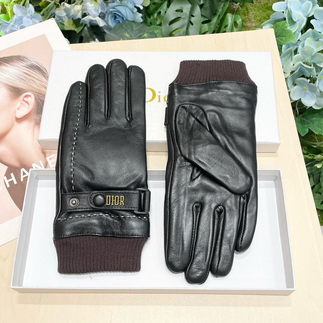 Fashion CD letter gloves