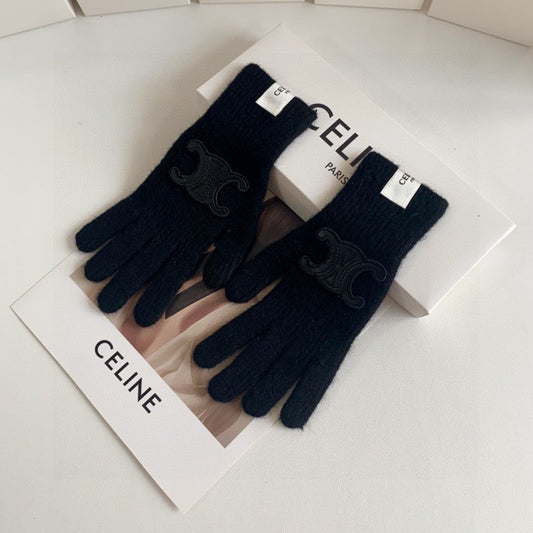Fashion CEL letter gloves