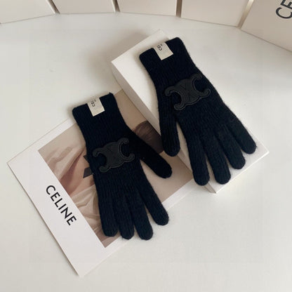 Fashion CEL letter gloves
