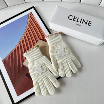 Fashion CEL letter gloves