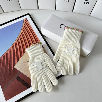 Fashion CEL letter gloves