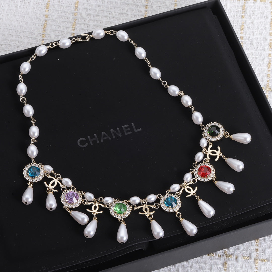 Fashion CC Pearl Necklace