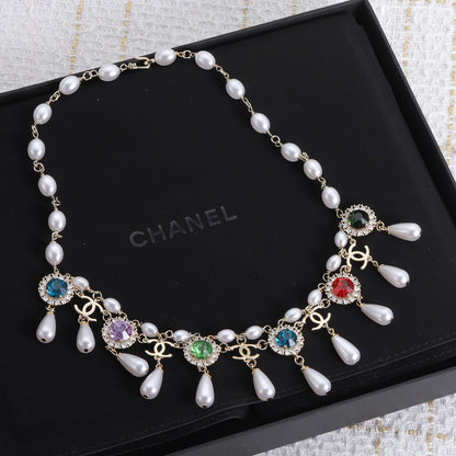 Fashion CC Pearl Necklace