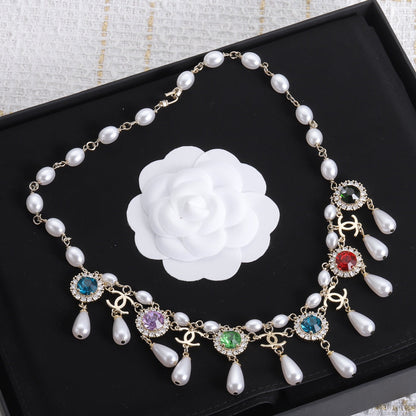 Fashion CC Pearl Necklace