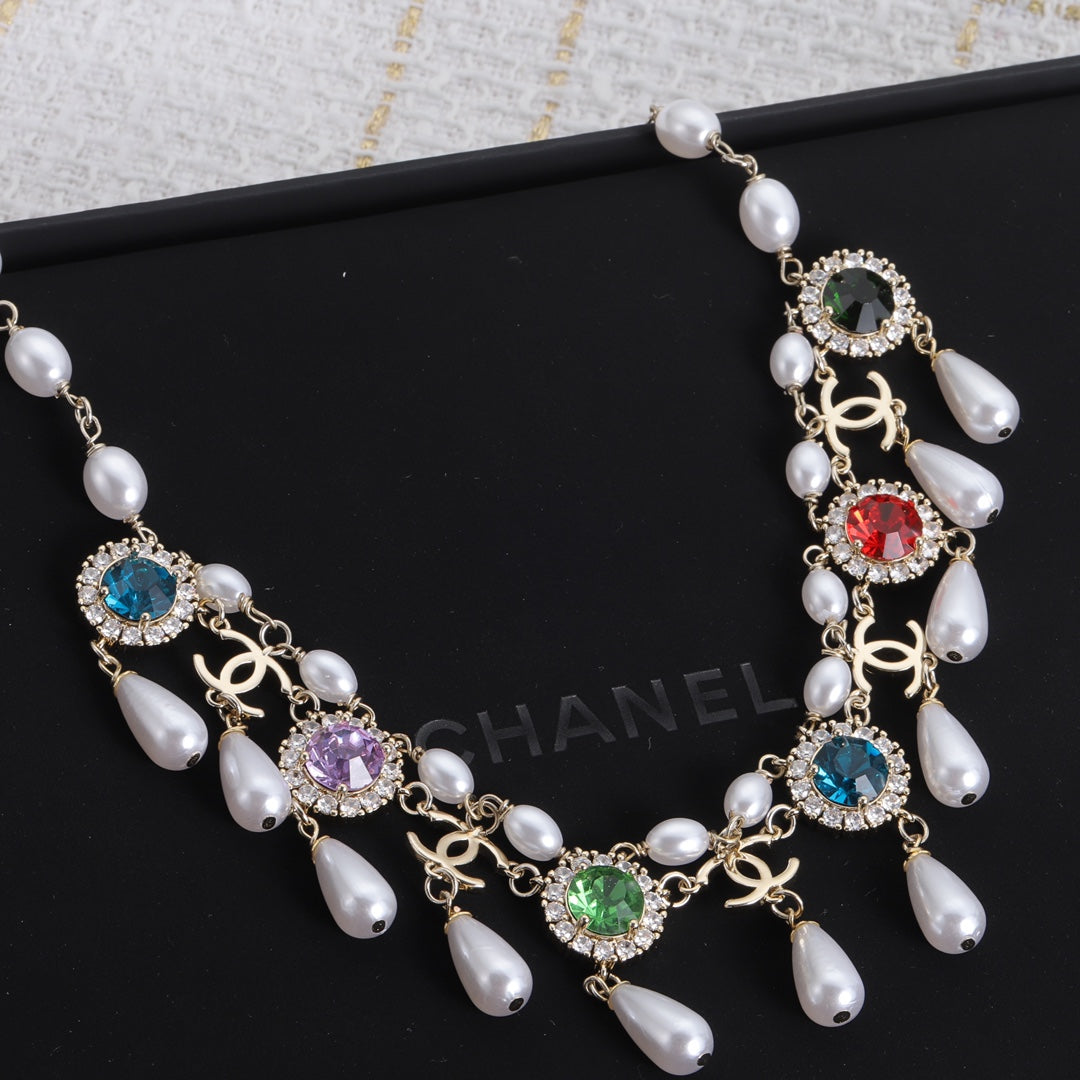 Fashion CC Pearl Necklace