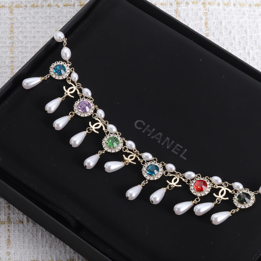 Fashion CC Pearl Necklace
