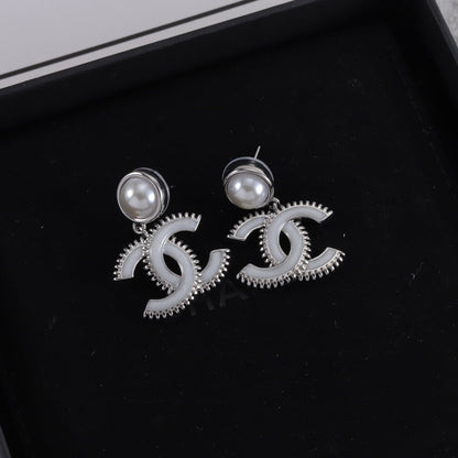 Fashion CC Pendant Earrings