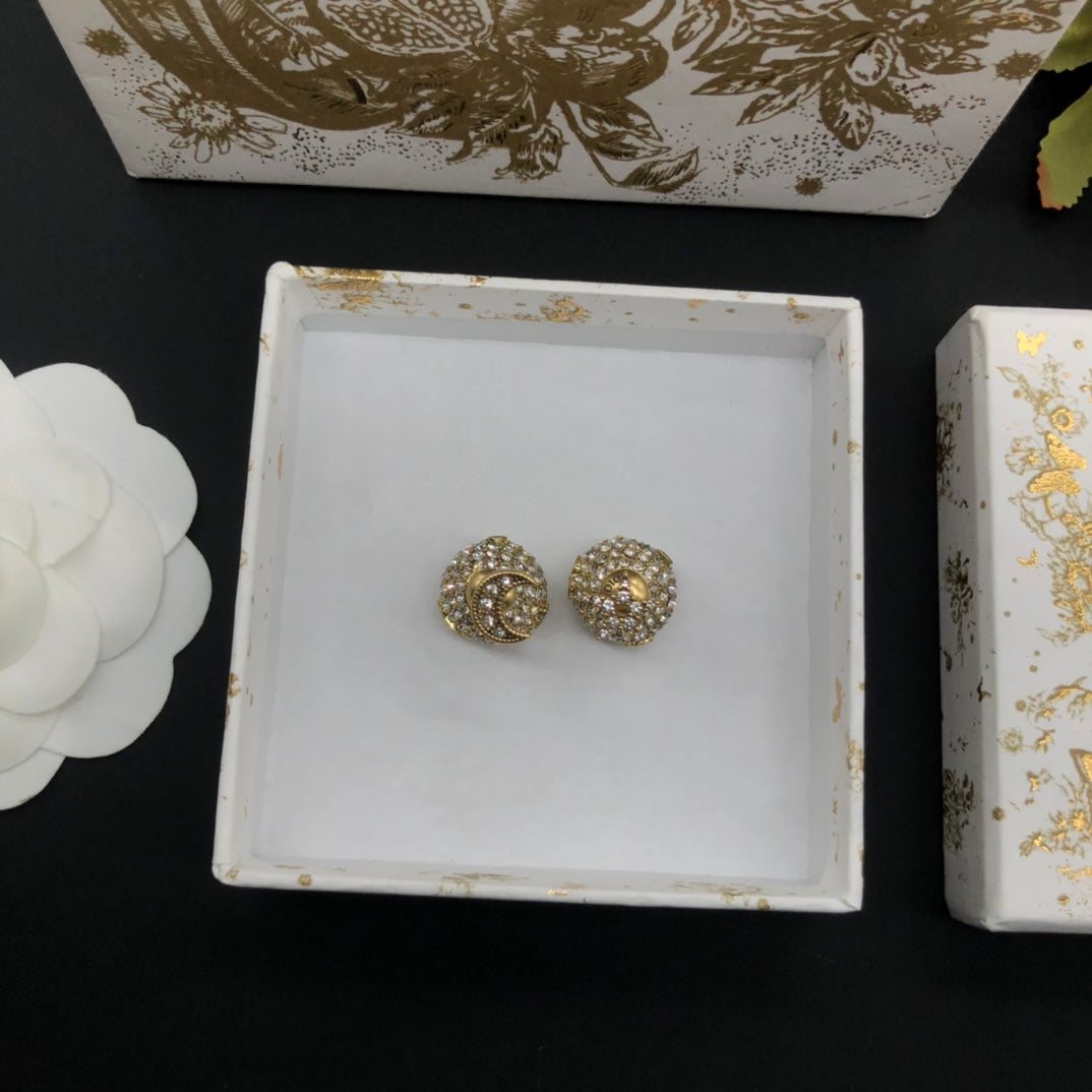 Fashion CD Round Earrings