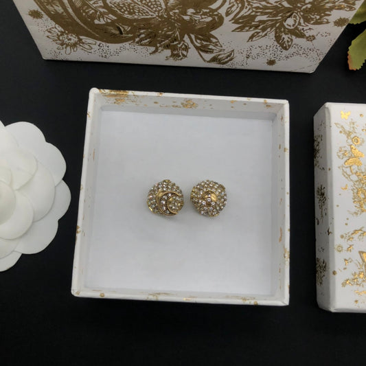 Fashion CD Round Earrings