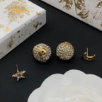 Fashion CD Round Earrings