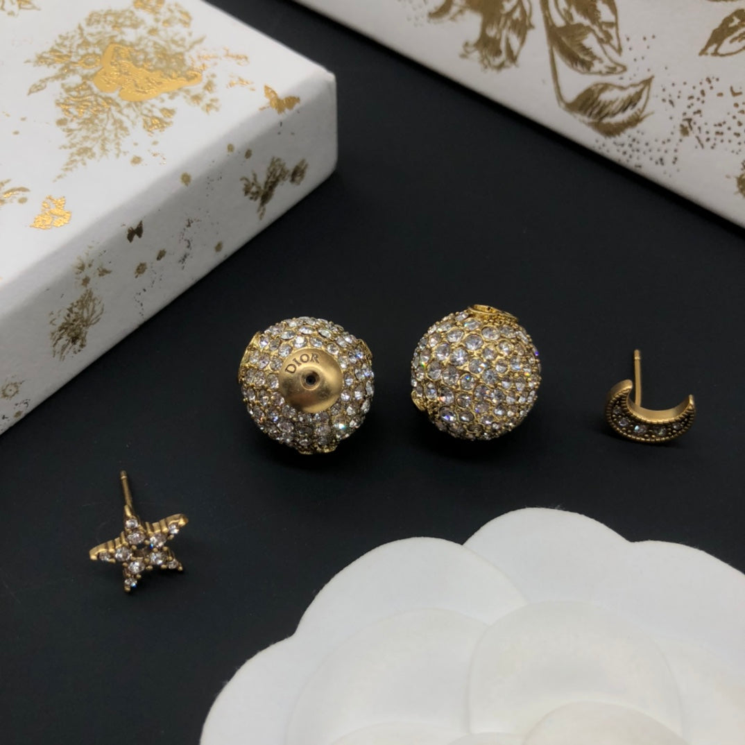 Fashion CD Round Earrings