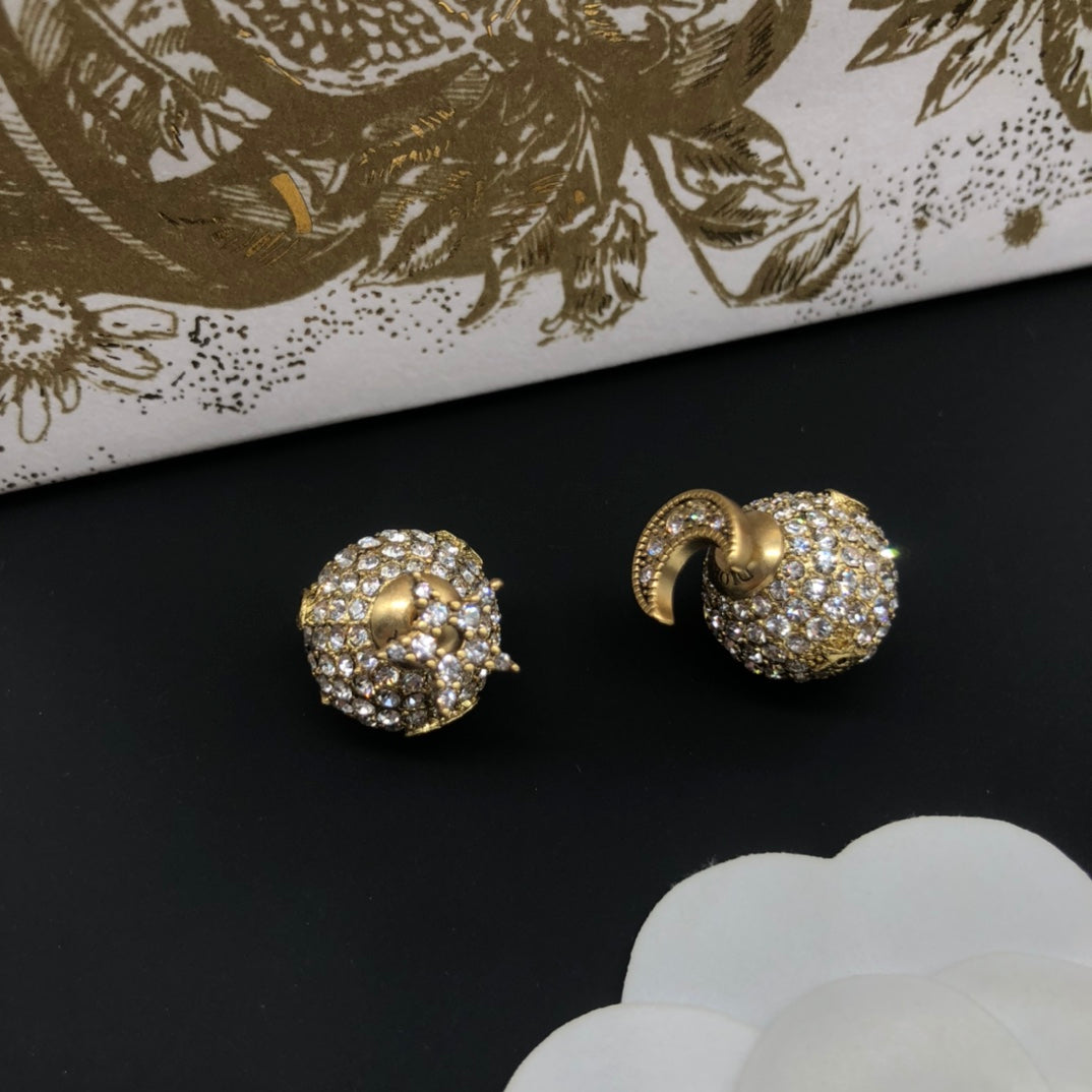 Fashion CD Round Earrings