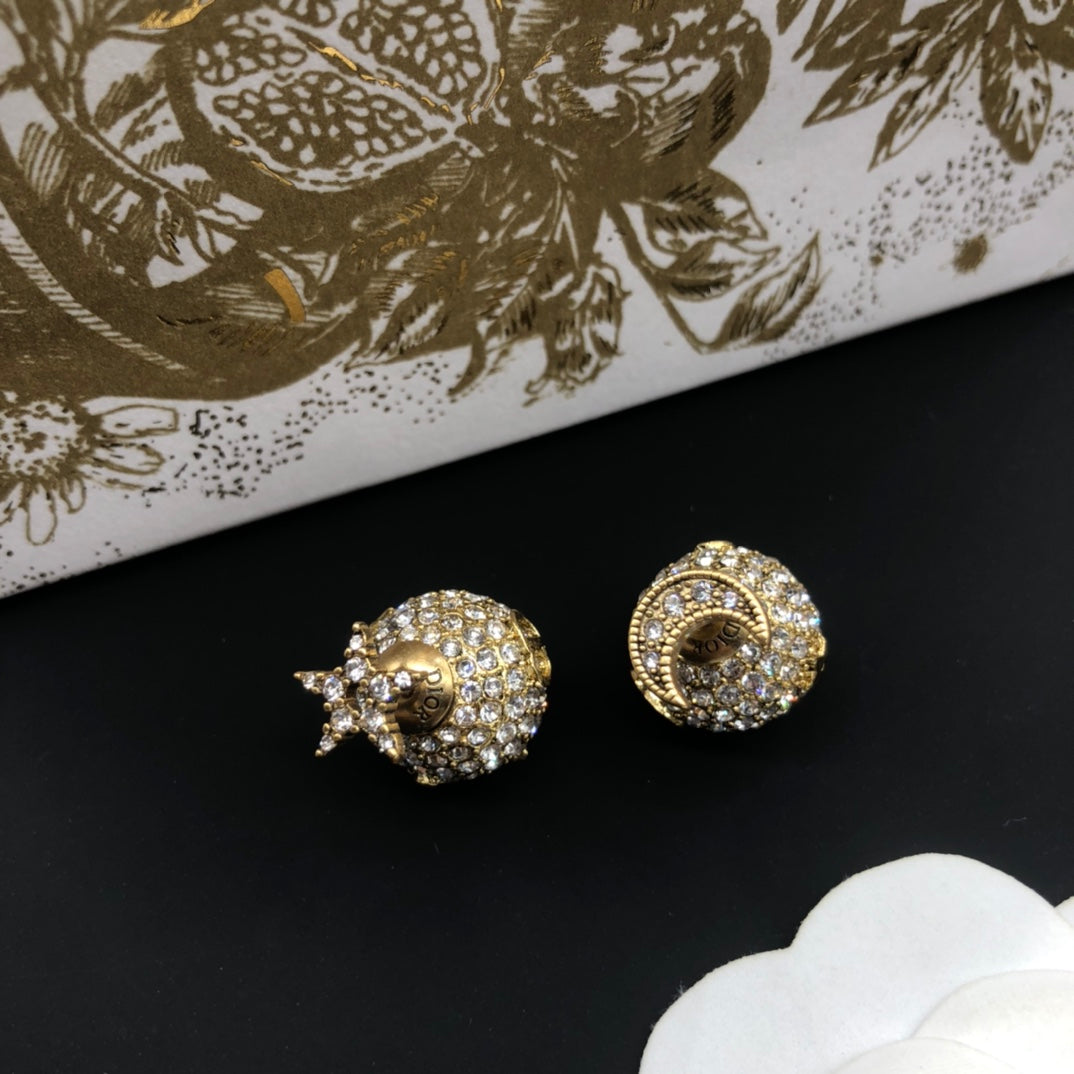 Fashion CD Round Earrings