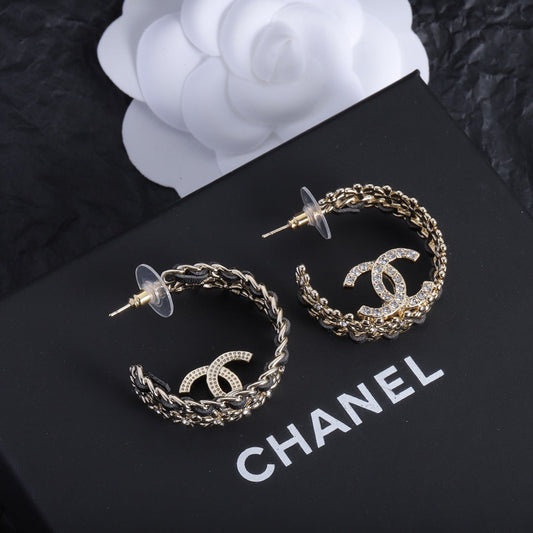 Fashion CC Half Circle Earrings
