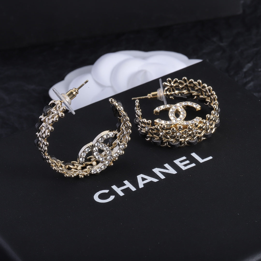 Fashion CC Half Circle Earrings