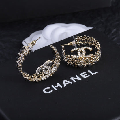 Fashion CC Half Circle Earrings