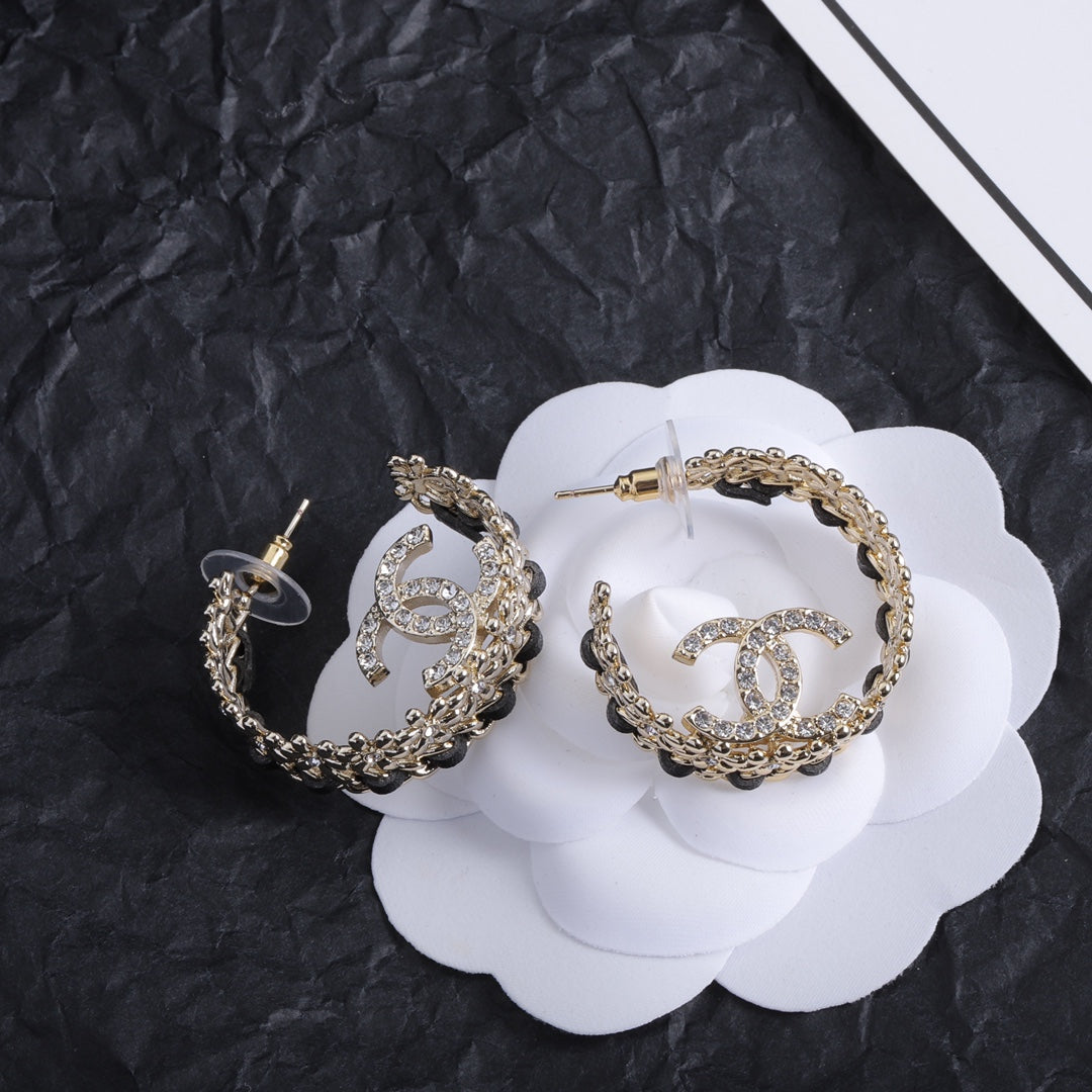Fashion CC Half Circle Earrings