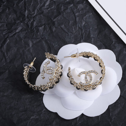 Fashion CC Half Circle Earrings