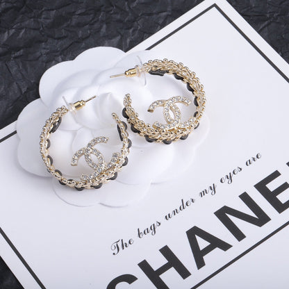 Fashion CC Half Circle Earrings