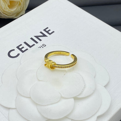 Fashion CE letter ring