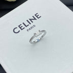 Fashion CE letter ring