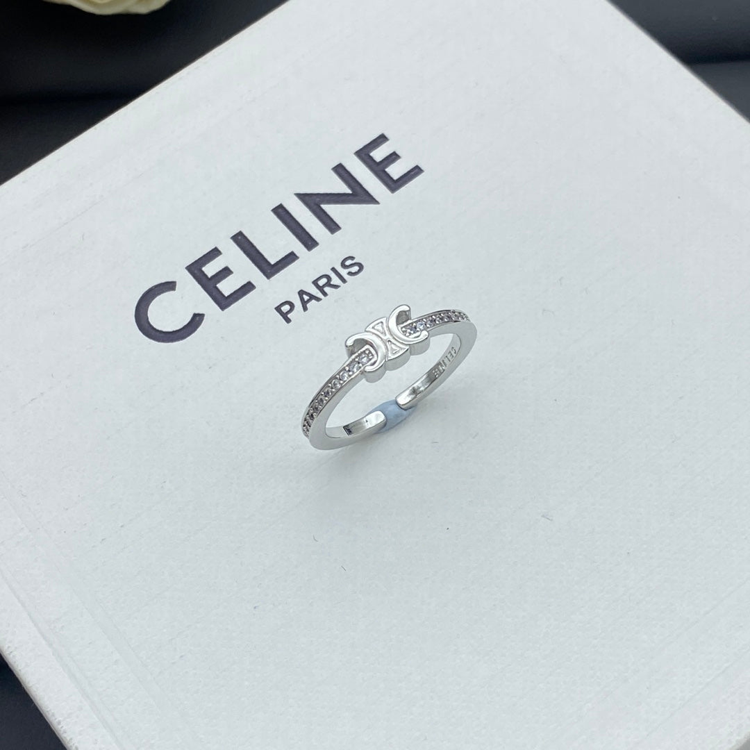 Fashion CE letter ring