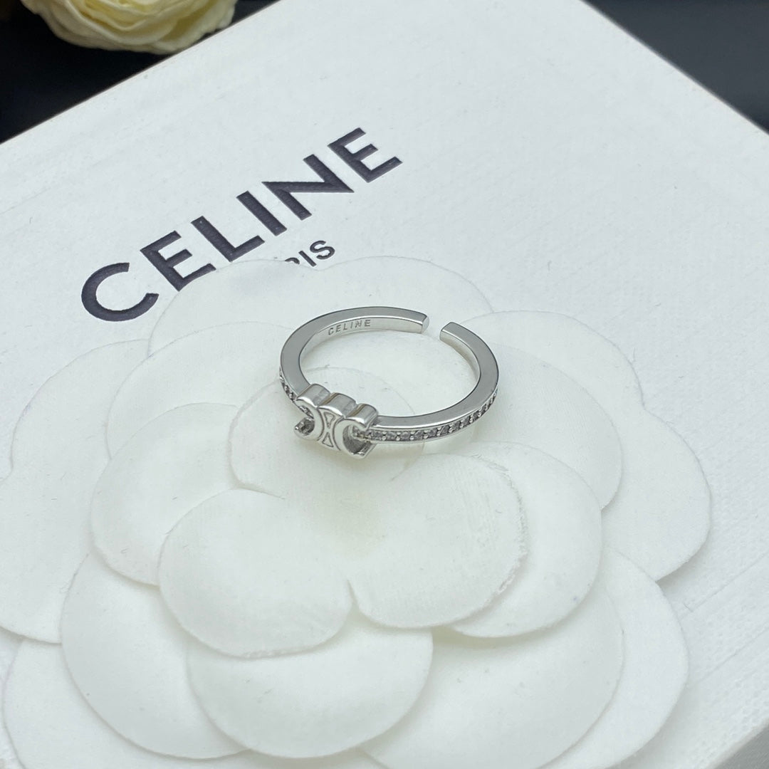 Fashion CE letter ring