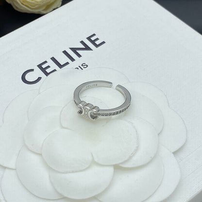 Fashion CE letter ring