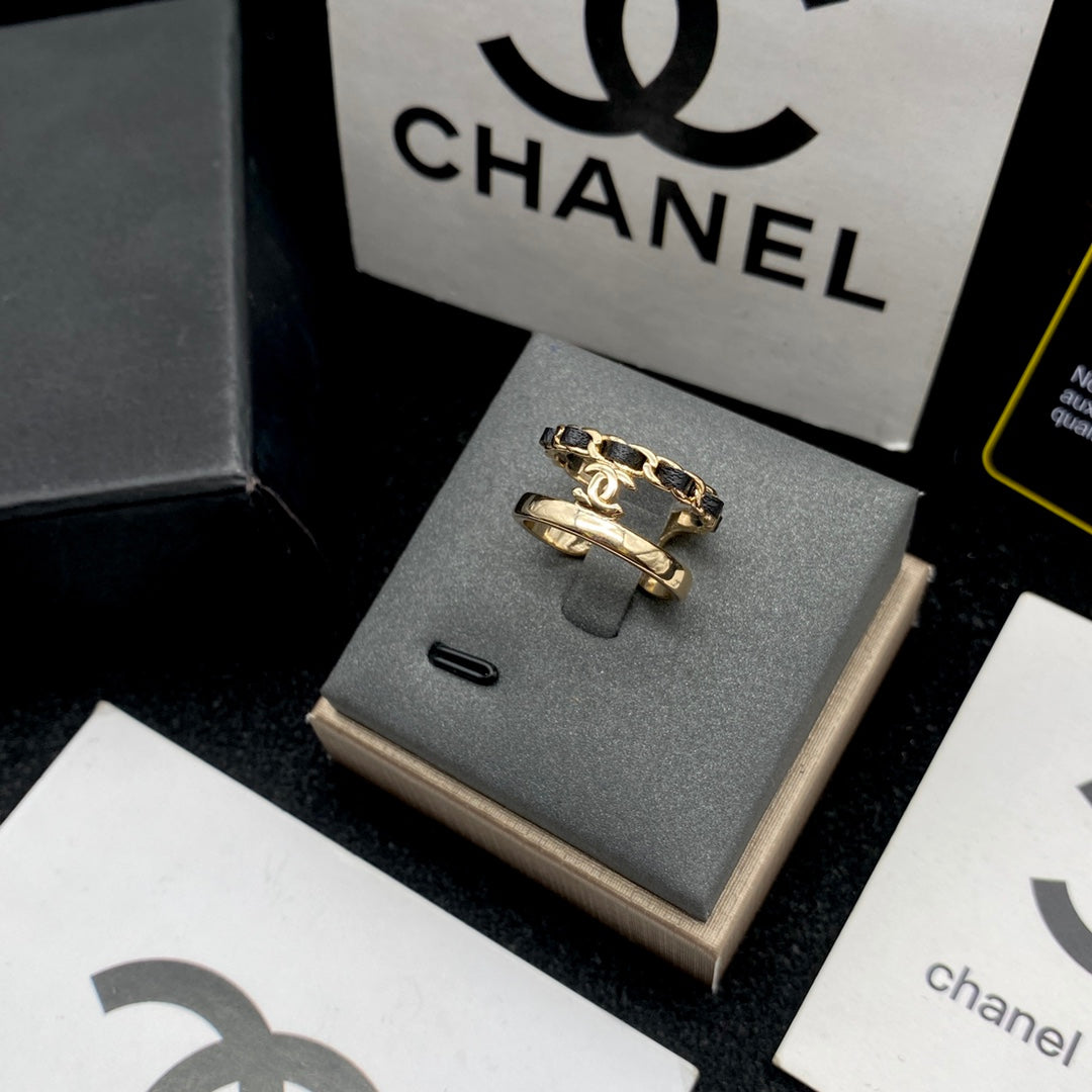 Fashion CC Letter Ring