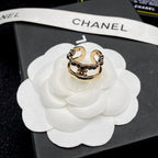 Fashion CC Letter Ring