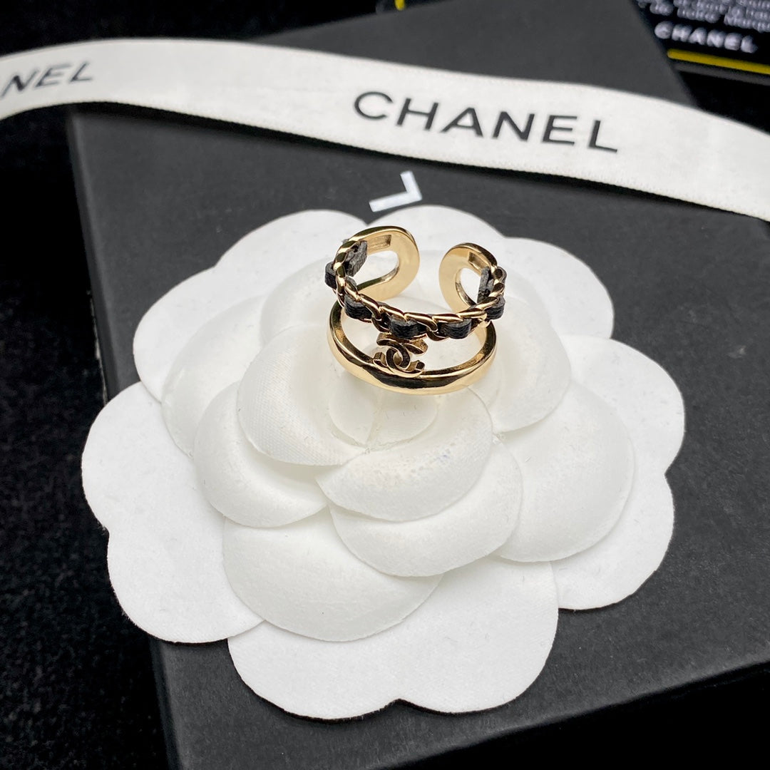 Fashion CC Letter Ring