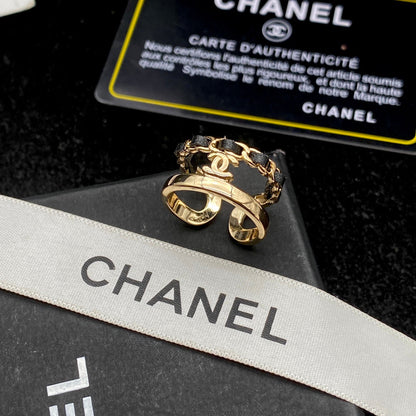 Fashion CC Letter Ring