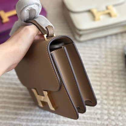 Fashion H letter messenger bag