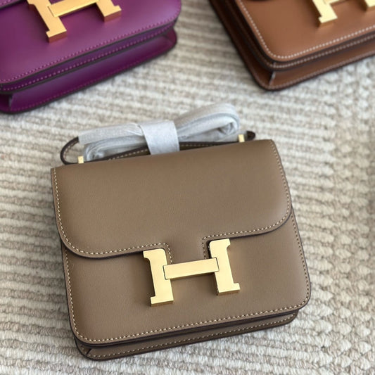 Fashion H letter messenger bag