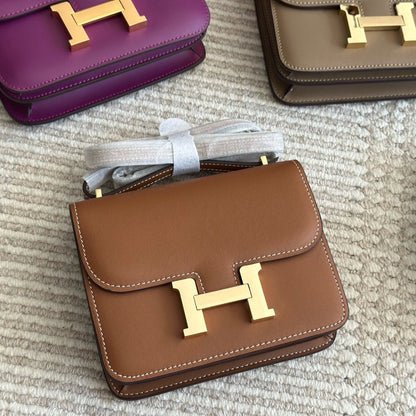 Fashion H letter messenger bag