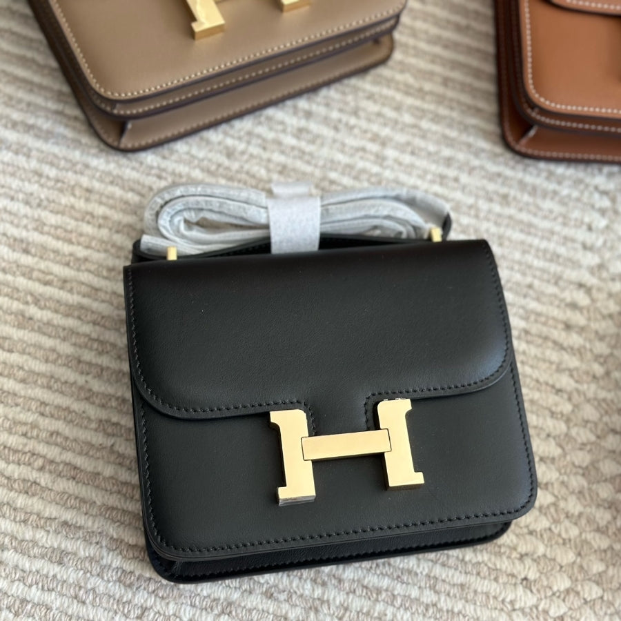 Fashion H letter messenger bag