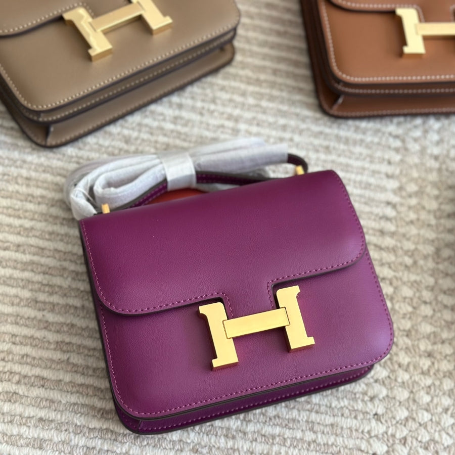 Fashion H letter messenger bag
