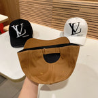 Fashionable four-leaf clover letter baseball cap
