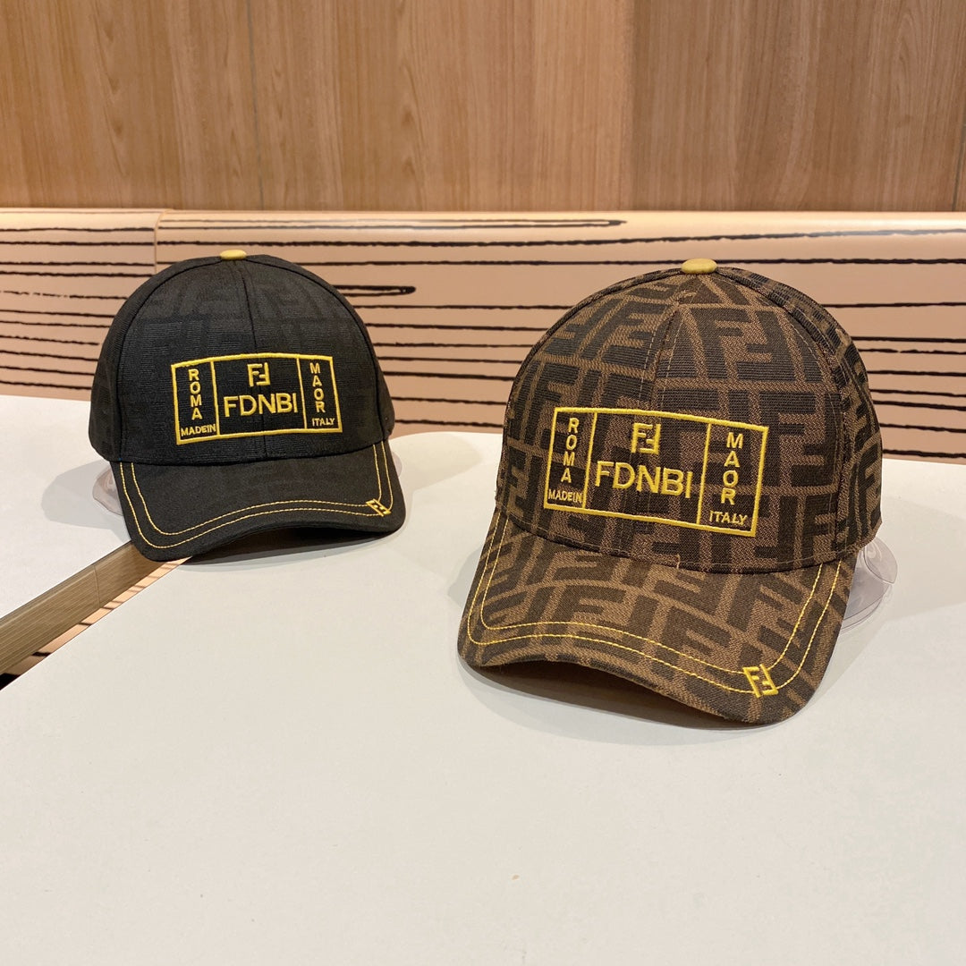 Fashion FF letter baseball cap