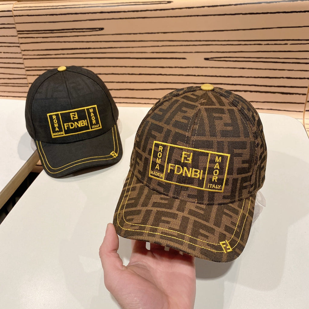 Fashion FF letter baseball cap