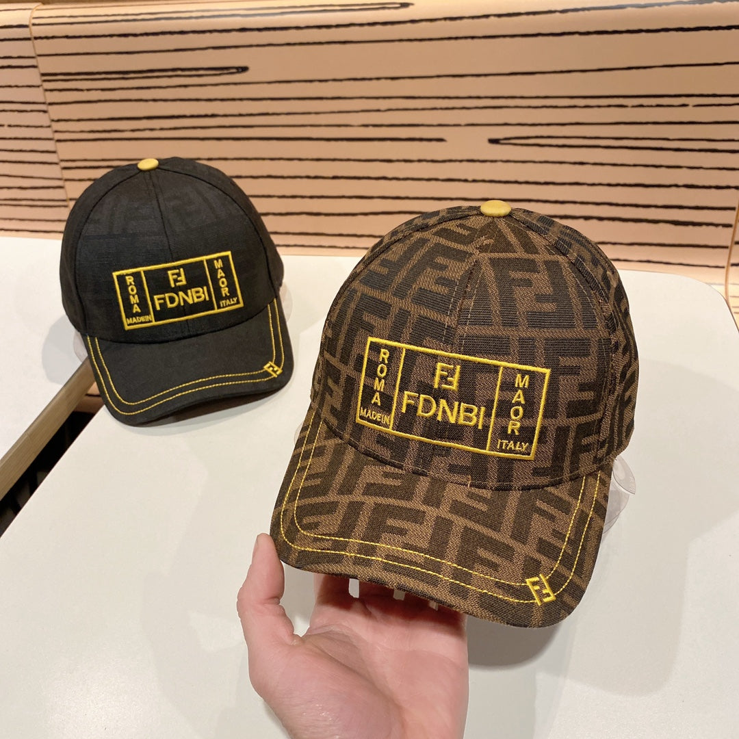 Fashion FF letter baseball cap