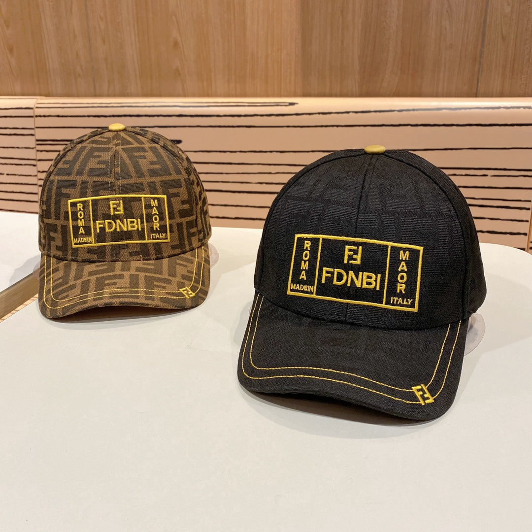 Fashion FF letter baseball cap