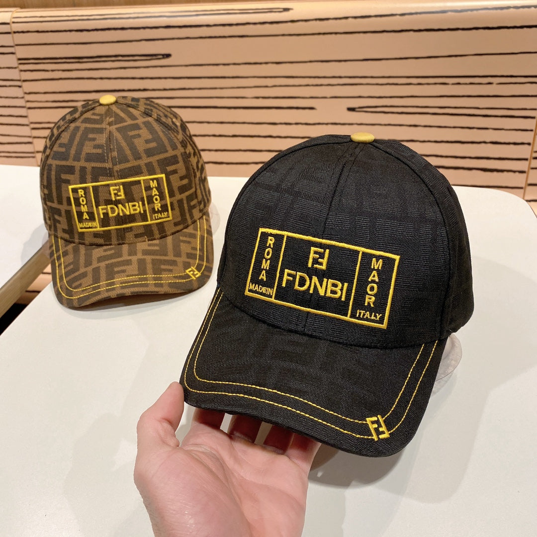 Fashion FF letter baseball cap