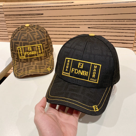 Fashion FF letter baseball cap