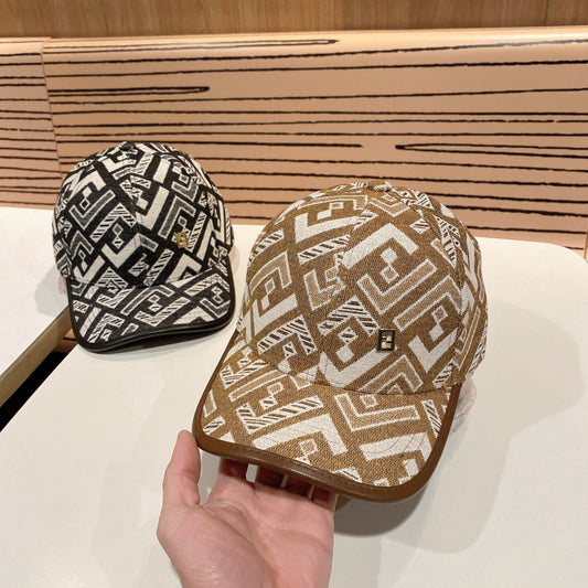 Fashion FF letter baseball cap