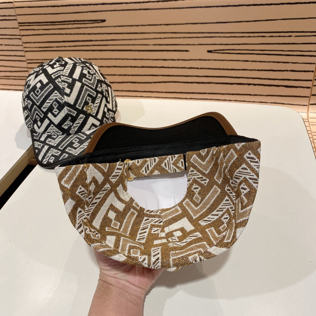 Fashion FF letter baseball cap