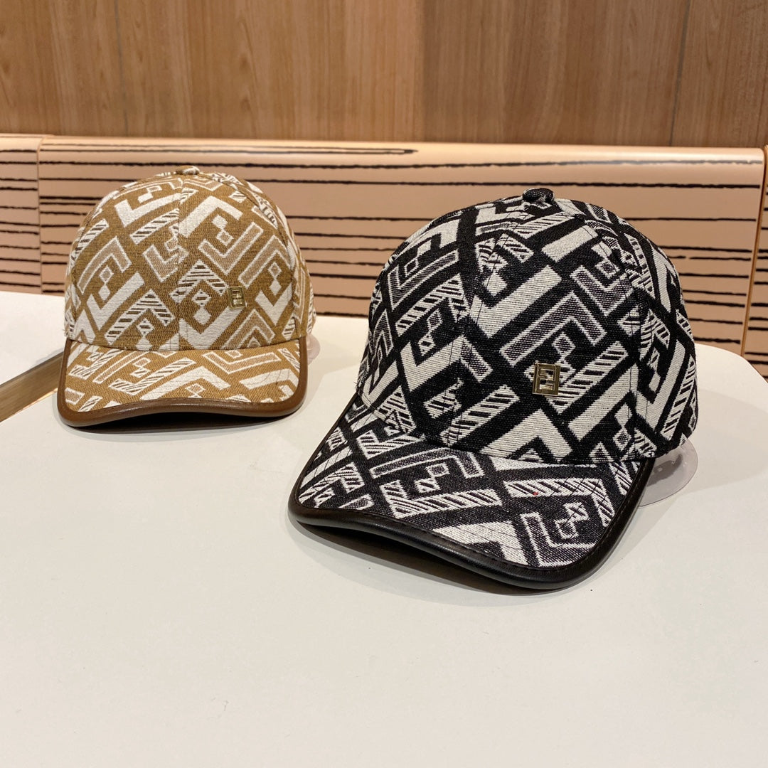 Fashion FF letter baseball cap